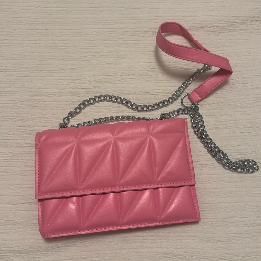 pink crossbody bag
